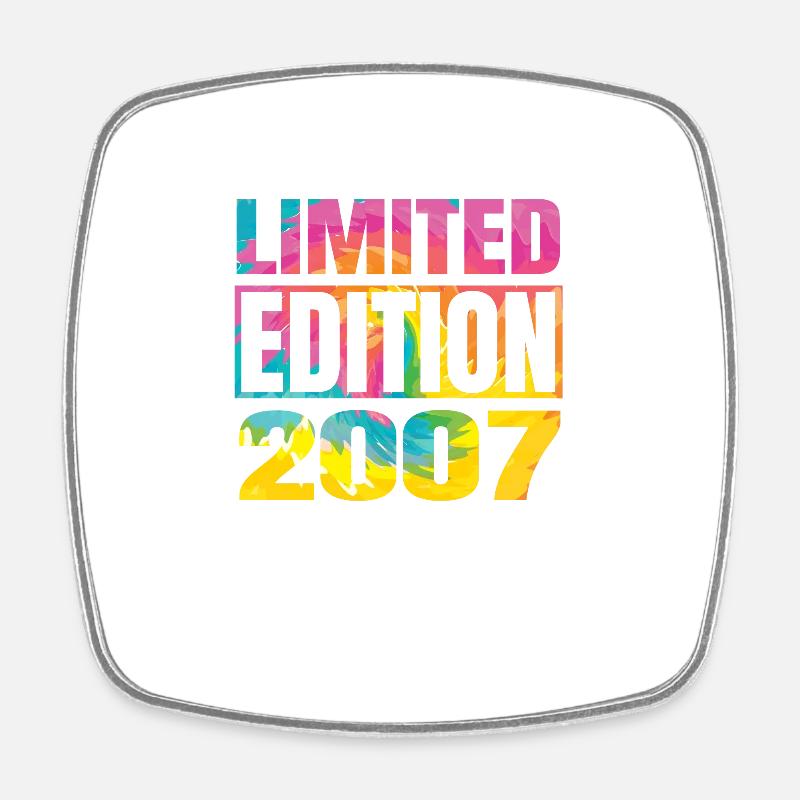 Limited Edition 2007 Graffiti - Viereckiger Kühlschrankmagnet - Weiß