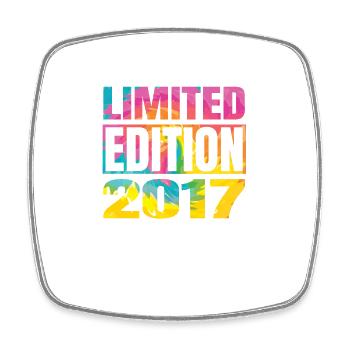 Limited Edition 2017 Graffiti - Viereckiger Kühlschrankmagnet - Weiß - Vorne
