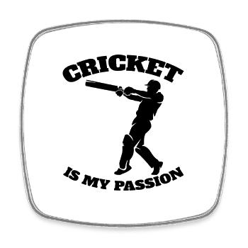 Cricket Gift Cricket Slogan Cricket Fan Team - Magnet carré - blanc - Devant
