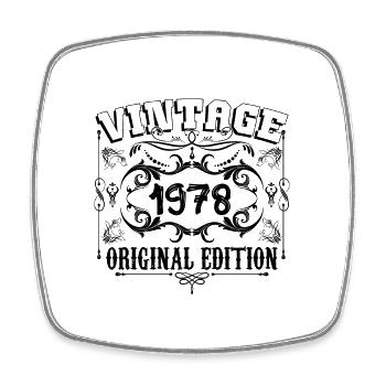 1978 | Vintage Aged Original 1978 birthday gift - Magnet carré - blanc - Devant