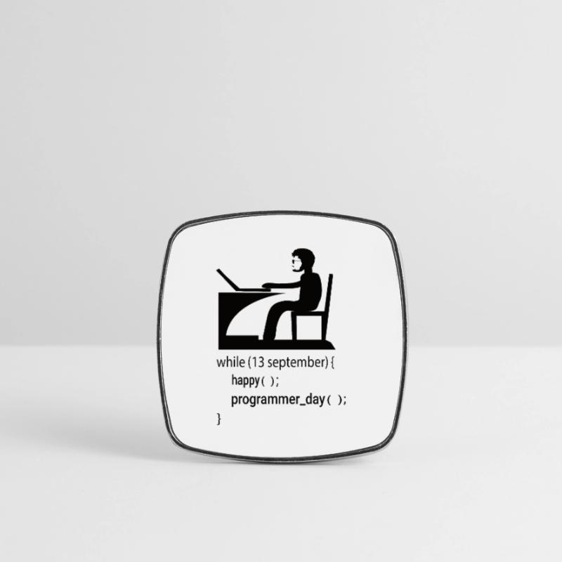 Softwareentwickler Programmierer Geschenk Viereckiger Kühlschrankmagnet