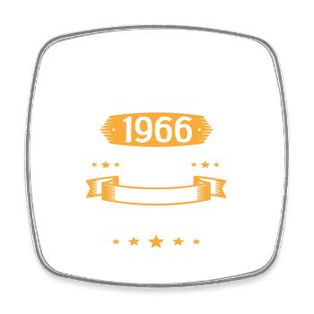 Juin 1966 57 Ans Que Je Suis Génial Anniversaire - Magnet carré - blanc - Devant