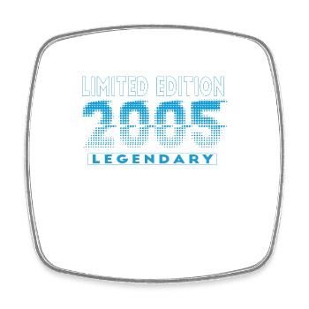 Limited Edition 2005 Graffiti - Viereckiger Kühlschrankmagnet - Weiß - Vorne