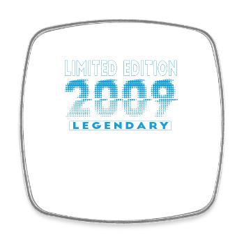 Limited Edition 2009 Graffiti - Viereckiger Kühlschrankmagnet - Weiß - Vorne