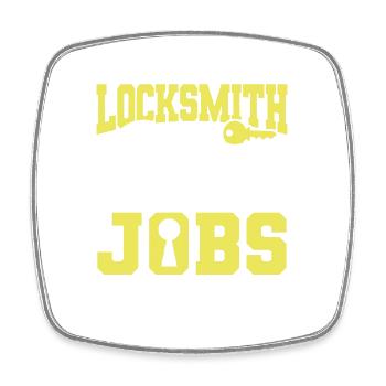 Locksmith Lock Picking Employee Locksmith - Square fridge magnet - white - Front
