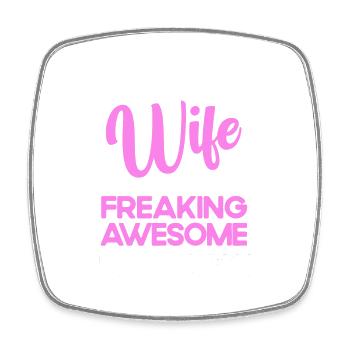 Locksmith lock picking employee locksmith shop - Square fridge magnet - white - Front