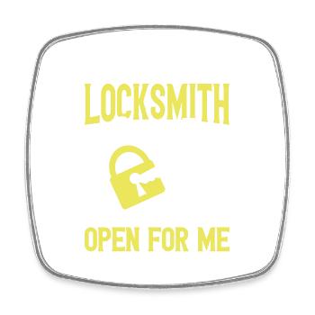 Locksmith Lock Picking Employee Locksmith - Square fridge magnet - white - Front