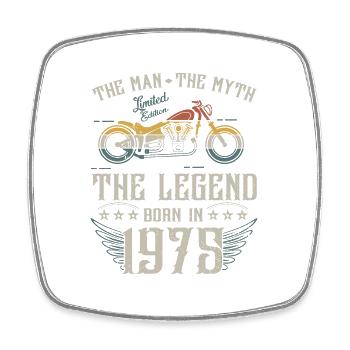 The man the myth the legend born in 1975 gift - Square fridge magnet - white - Front
