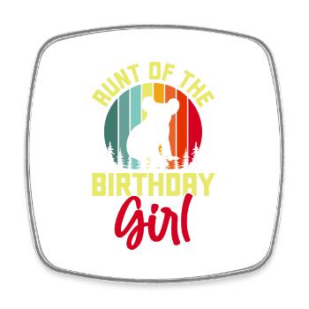 Koala Girl Koala Bear Girl Australia Gift - Square fridge magnet - white - Front