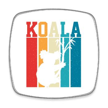 Koala Australian Koala Bear - Magnet carré - blanc - Devant