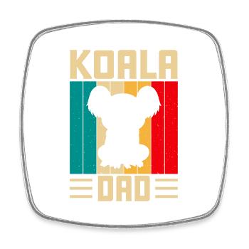 Best Koala Dad of All Time Koala Bear - Square fridge magnet - white - Front