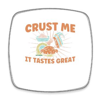 Bread Baking Gift Bakery Quote Baker - Square fridge magnet - white - Front