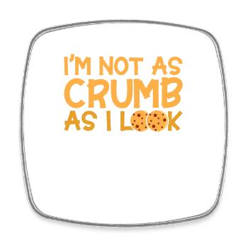 Bread Baking Gift Bakery Quote Baker - Square fridge magnet - white - Front