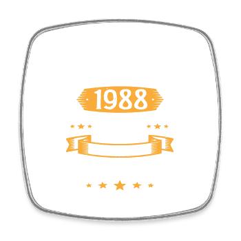 Juin 1988 35 Ans Que Je Suis Génial Anniversaire - Magnet carré - blanc - Devant