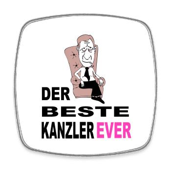 Schmidt Helmut - Viereckiger Kühlschrankmagnet - Weiß - Vorne