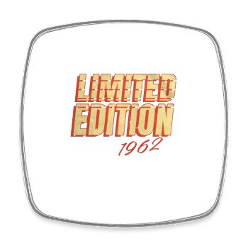 Limited Edition 1962 Vintage - Viereckiger Kühlschrankmagnet - Weiß - Vorne