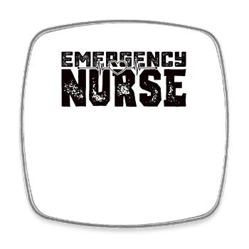 Ambulance Service Paramedic Nurse - Square fridge magnet - white - Front