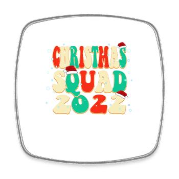 Pyjama de Noël familial de l’équipe de Noël 2022 - Magnet carré - blanc - Devant