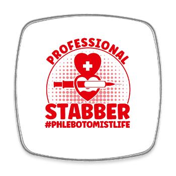 Phlebotomie Labor Phlebotomist Tech Blutabnahme Ge - Viereckiger Kühlschrankmagnet - Weiß - Vorne