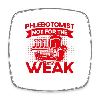 Blutabnahme Phlebotomie Labor Phlebotomist Geschen - Viereckiger Kühlschrankmagnet - Weiß - Vorne