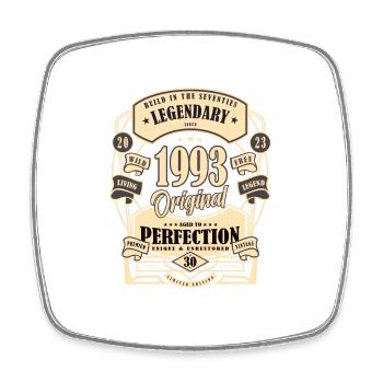 30. Geburtstag Geschenk Mythos Legende Original - Viereckiger Kühlschrankmagnet - Weiß - Vorne