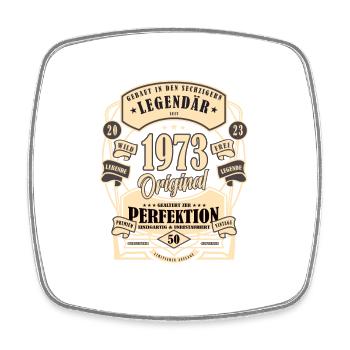 Cadeau du 50e anniversaire Mythe Légende Original - Magnet carré - blanc - Devant