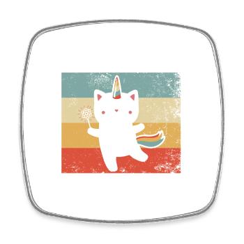 Science It s Like Magic but Real Retro - Square fridge magnet - white - Front