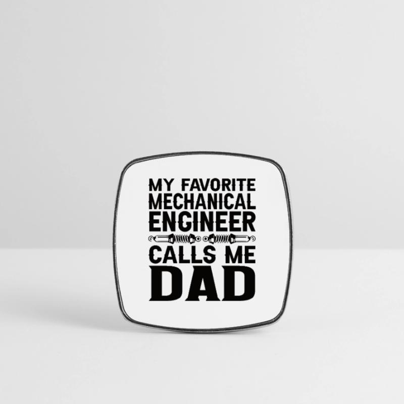 Engineer Brain Mechanical Engineering Electrical Engineering Son Square fridge magnet