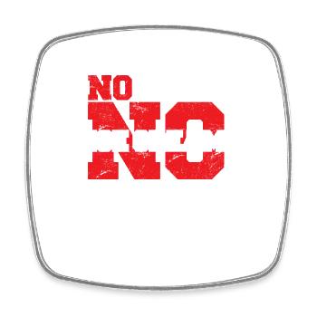 No Pain No Ice Cream Funny Gym Saying Fitness Card - Viereckiger Kühlschrankmagnet - Weiß - Vorne
