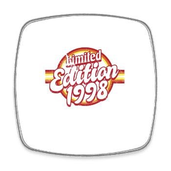 Limited Edition 1998 Vintage - Viereckiger Kühlschrankmagnet - Weiß - Vorne