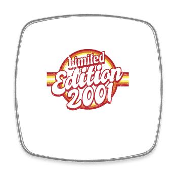 Limited Edition 2001 Vintage - Viereckiger Kühlschrankmagnet - Weiß - Vorne