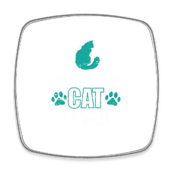 Maine Coon Cat Lover Cat Pet Cat - Magnet carré - blanc - Devant