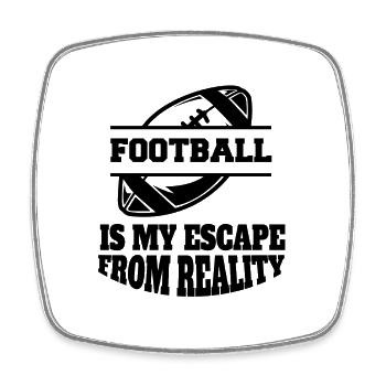 Entraîneur de football américain Fan de football Fan de football - Magnet carré - blanc - Devant