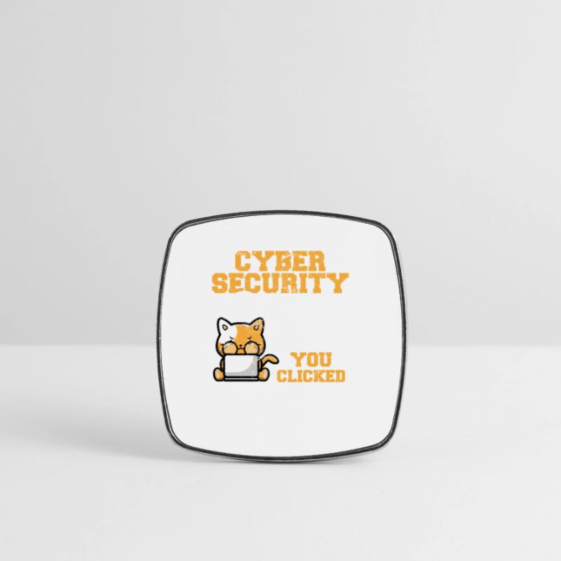 Cybersecurity Cyber Security MFA Hacker Pentester Viereckiger Kühlschrankmagnet