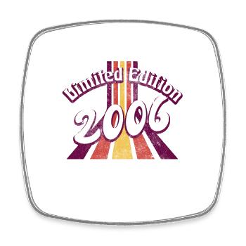 Limited Edition 2006 Vintage - Viereckiger Kühlschrankmagnet - Weiß - Vorne