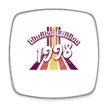 Limited Edition 1998 Vintage - Viereckiger Kühlschrankmagnet - Weiß - Vorne