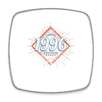 Limited Edition 1996 Vintage - Viereckiger Kühlschrankmagnet - Weiß - Vorne
