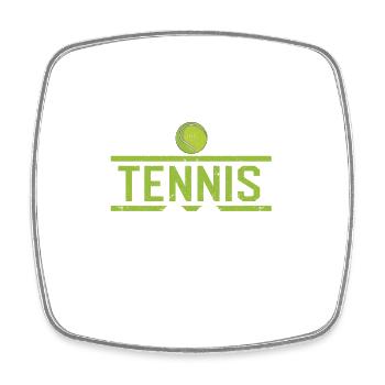 Funny Sports Player Coach Fan Food Sleep - Square fridge magnet - white - Front