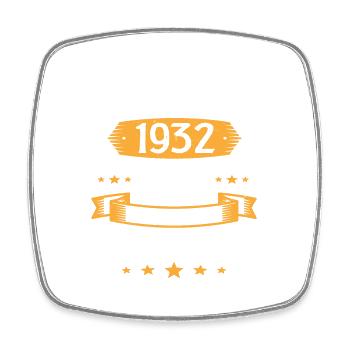 Juillet 1932 91 Ans Que Je Suis Génial Cadeau - Magnet carré - blanc - Devant
