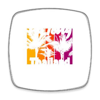 Patong Thailand - Square fridge magnet - white - Front