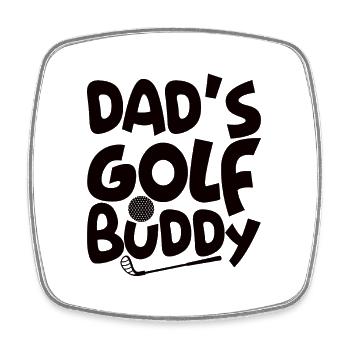 Golf Sohn Legende Vater Golfpartner - Viereckiger Kühlschrankmagnet - Weiß - Vorne