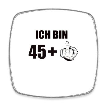 46 Geburtstag - Viereckiger Kühlschrankmagnet - Weiß - Vorne