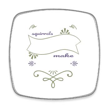 Désarmement colombe de la paix famille drôle citation années 60 - Magnet carré - blanc - Devant