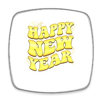 New Year 2023 Party - Countdown for New Year - Square fridge magnet - white - Front