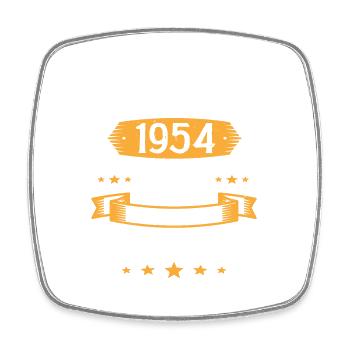 Juillet 1954 69 Ans Que Je Suis Génial Cadeau - Magnet carré - blanc - Devant