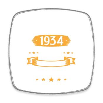Juillet 1934 89 Ans Que Je Suis Génial Cadeau - Magnet carré - blanc - Devant