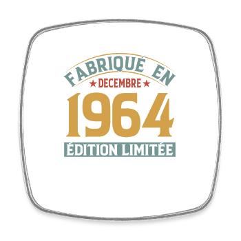 Fabriqué En Décembre 1964 Édition Limitée - Magnet carré - blanc - Devant