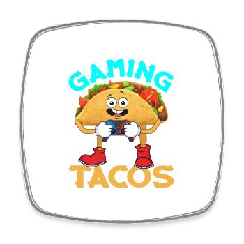 Gaming and Tacos Sleep Game Répétition Contro - Magnet carré - blanc - Devant