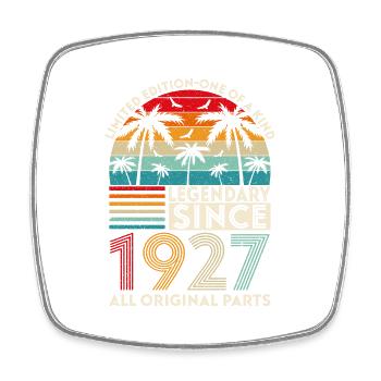 Légendaire Depuis 1927 Toutes Les Pièces D'origine - Magnet carré - blanc - Devant
