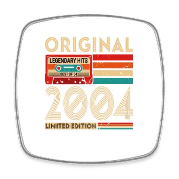 Original Legendary Hits Best of 2004 - Viereckiger Kühlschrankmagnet - Weiß - Vorne